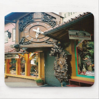 時計-ブラックフォレスト、ドイツ-マウスパッド マウスパッド