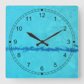 時計 – プール時間 (正面)