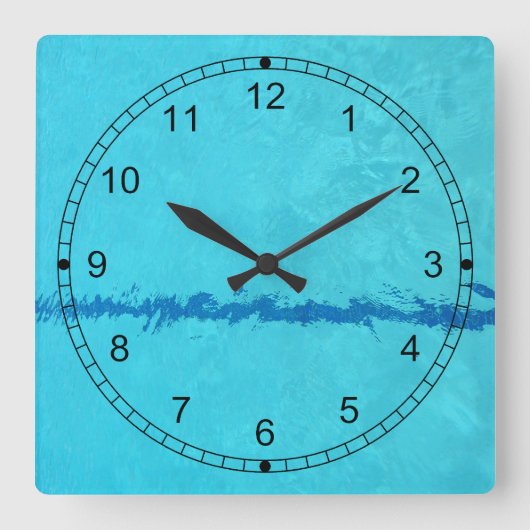 時計 – プール時間 (正面)