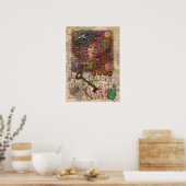 時計 ポスター (キッチン)