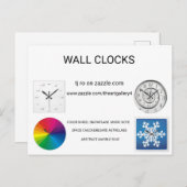 時計 ポストカード (正面/裏面)