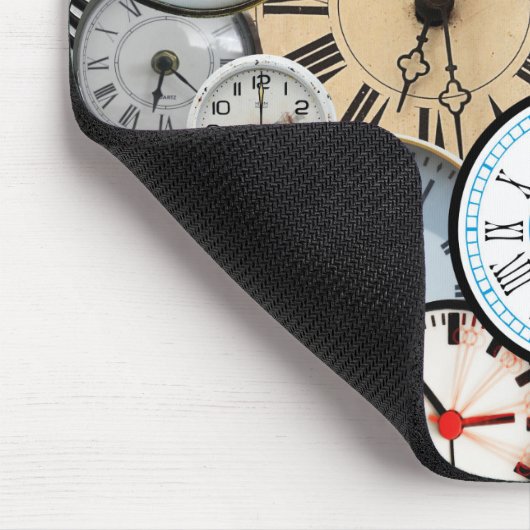 時計 マウスパッド (コーナー)