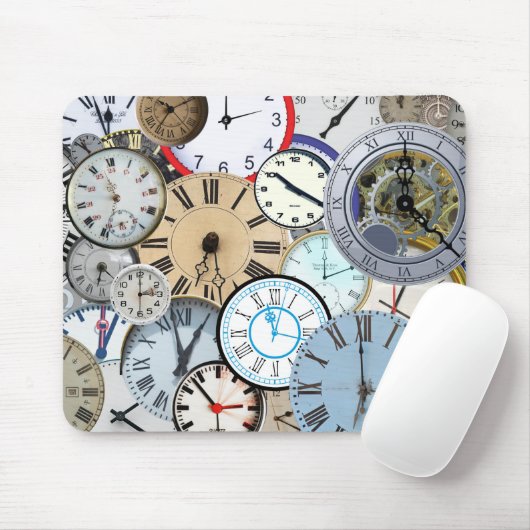 時計 マウスパッド (マウス)