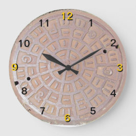 時計 – マンホールの蓋