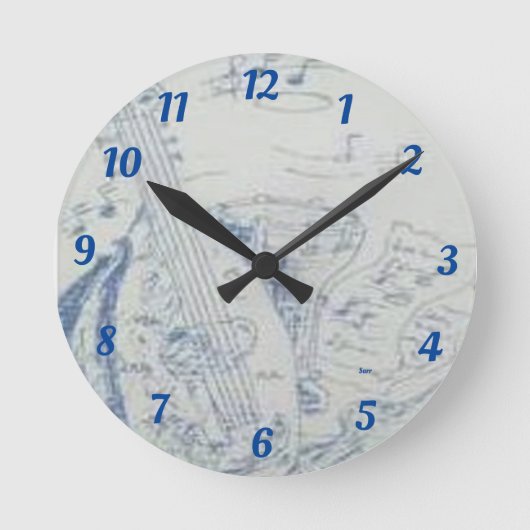 時計 – ムシクル楽器デザイン (正面)