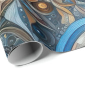 時計 ラッピングペーパー (ロールコーナー)