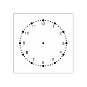 時計 ラバースタンプ (インプリント)