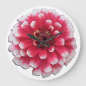 時計 – 二色《植物》百日草 (正面)