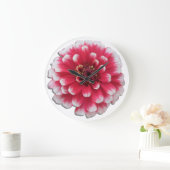 時計 – 二色《植物》百日草 (ホーム)