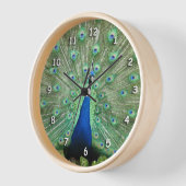 時計 – 孔雀の尾の羽根 (傾斜)