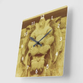 時計 – 建築用ライオン (傾斜)