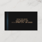 時計、時計修理名刺 名刺 (裏面)