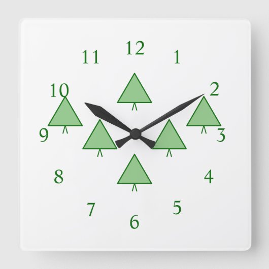 時計 – 松の木の森 (正面)