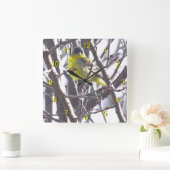 時計 – 枝の黄色い鳥 (ホーム)