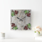 時計 – 樹皮と葉 (ホーム)