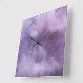 時計 – 水色の紫 (傾斜)