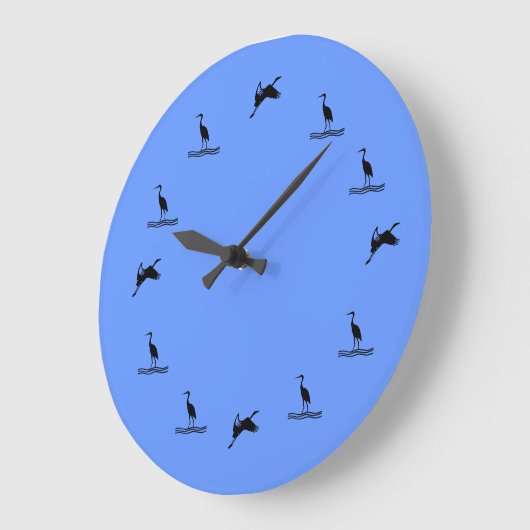 時計 – 水鳥 (傾斜)