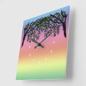 時計 – 泣き枝と虹 (傾斜)