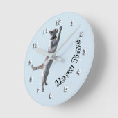 時計 – 猫とニャー時間 (傾斜)