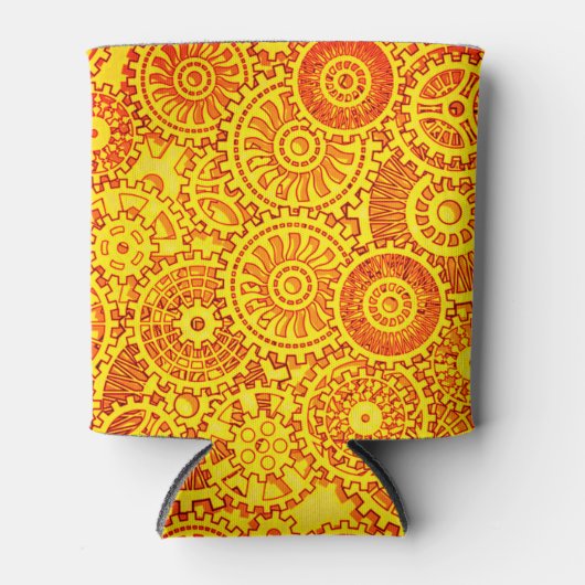 時計 缶クーラー (正面)