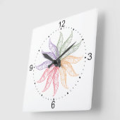 時計 – 色付き羽毛 (傾斜)