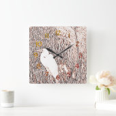 時計-草の中のエグレト スクエア壁時計 (ホーム)