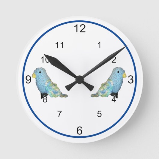 時計 – 青い鳥 (正面)