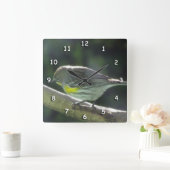 時計 – 黄色い羽の鳥 (ホーム)