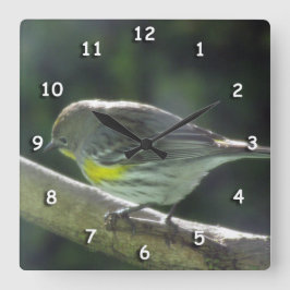 時計 – 黄色い羽の鳥