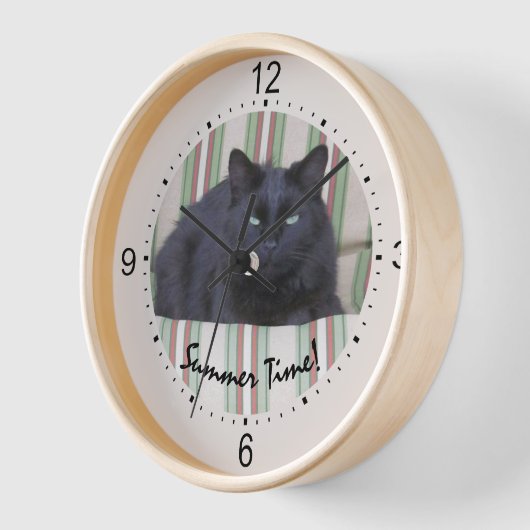時計 – 黒猫の夏 (傾斜)