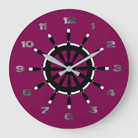 時計 – 黒船ヘルム (正面)