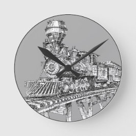 時計: 1880年のBaldwin ラウンド壁時計