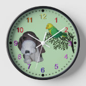 時計 – Basset hound and Bird (正面)