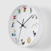 時計 – Christmas Tangramsの12日 (傾斜)