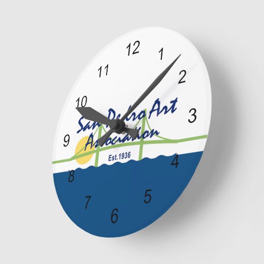 時計 – SPAAロゴ (傾斜)