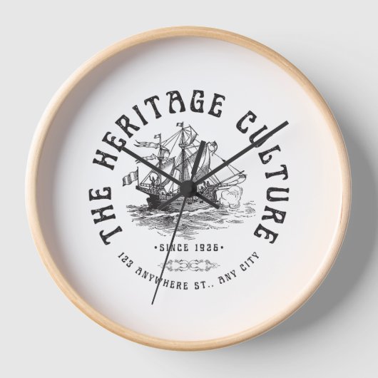 時計 "The Heritage culture" (正面)