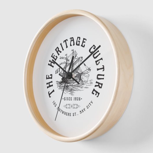 時計 "The Heritage culture" (傾斜)