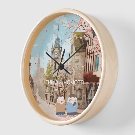 時計A 壁時計 (傾斜)