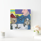 時読間! スクエア壁時計 (ホーム)