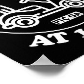 時速15マイルのゴルフカート専用道路での暮らしは最高 Ptc ポスター (角)