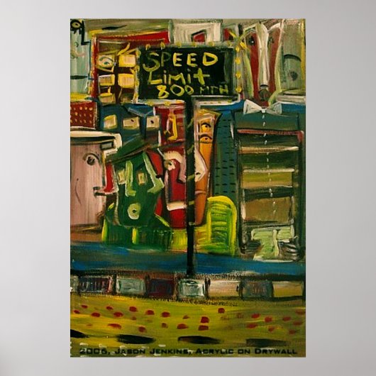 時速800マイル ポスター (正面)