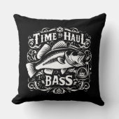 時間おもしろいから低音魚釣りボート クッション (正面)