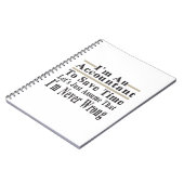 時間おもしろいを計る会計士救はAssuだ ノートブック (左側)