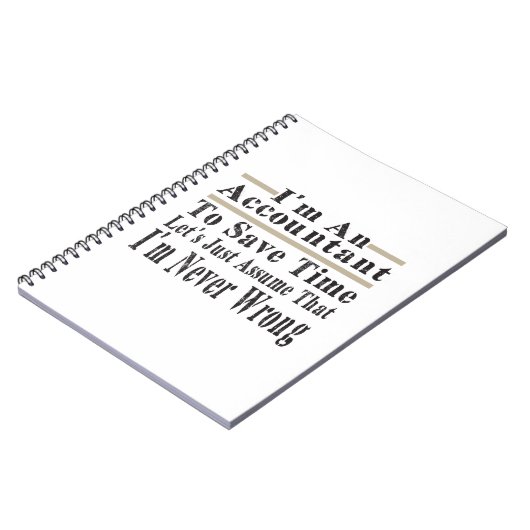 時間おもしろいを計る会計士救はAssuだ ノートブック (左側)