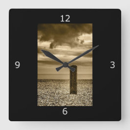 時間がある スクエア壁時計