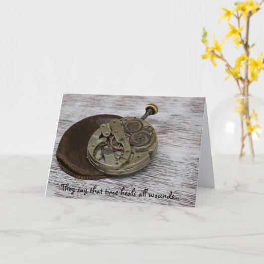 時間が全ての傷を癒す?エタニティ・ウォ恋しく思ッチのユー カード (黄色い花)