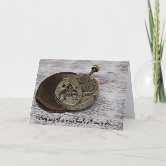 時間が全ての傷を癒す？エタニティ・ウォ恋しく思ッチのユー カード (正面)