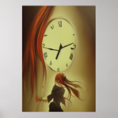 時間が大切だ | AIアートポスター ポスター (正面)