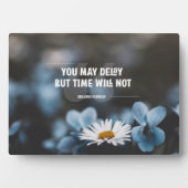 時間が来ない フォトプラーク (正面)