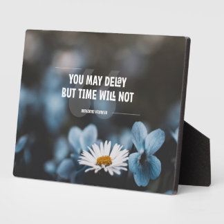 時間が来ない フォトプラーク